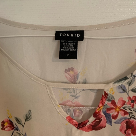 Torrid chiffon blouse - Picture 2 of 2